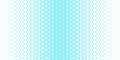 White blue halftone triangles pattern. Abstract geometric gradient background. Vector illustration Royalty Free Stock Photo
