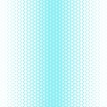 White blue halftone triangles pattern. Abstract geometric gradient background. Vector illustration Royalty Free Stock Photo