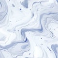 Wet Marble: A Fluid Transition Of White And Blue Swirls