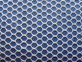 White and blue mesh fabric background Royalty Free Stock Photo