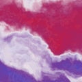 Blue white pink red clouds virus shapes, lights abstract shapes, fractal design, texture Royalty Free Stock Photo