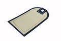 White and blue tag isolated Royalty Free Stock Photo