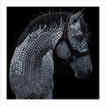 Horse Art made of circles