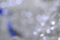 White bokeh background with a little blue Royalty Free Stock Photo