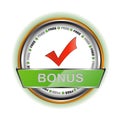White bonus icon