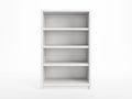 White bookcase