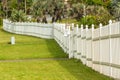 Boundary Fence Vertical Slat Royalty Free Stock Photo