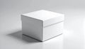 white box on a white background with soft shadow Royalty Free Stock Photo