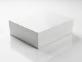 White box isolated on white background Royalty Free Stock Photo