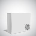 White box mockup Cardboard Package eps 10