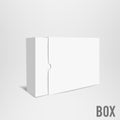 White box mockup Cardboard Package eps 10