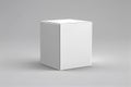 white box package on whitebackground