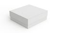 White box on plain white background Royalty Free Stock Photo