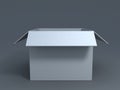 White Box Side Royalty Free Stock Photo