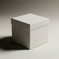 White Box on Surface Royalty Free Stock Photo