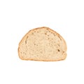 White bread loaf sliced piece isolated on white background Royalty Free Stock Photo