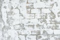 White Brick and Cement Background Texture