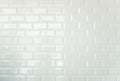White brick tiles, vintage tiled wall background