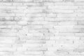 White brick wall art concrete or stone texture background in wallpaper limestone abstract paint to flooring and homework/Brickwork Royalty Free Stock Photo