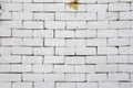 A white brick wall Royalty Free Stock Photo