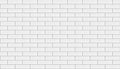 White brick wall background repeatable Royalty Free Stock Photo