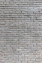 White brick wall background in rural room. Abstract weathered texture stained old stucco light gray. White grunge brick wall backg Royalty Free Stock Photo