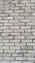 White brick wall background - stock photo Royalty Free Stock Photo