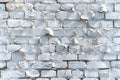White brick wall with chipped paint texture for background or backdrop design Royalty Free Stock Photo