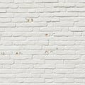 White brick wall exhibiting a textured surface with subtle color variations. The bricks Royalty Free Stock Photo