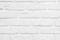 White brick wall exterior for background Royalty Free Stock Photo
