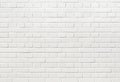 White brick wall. Grunge old brick room textured background for wallpaper and graphic web design. Royalty Free Stock Photo