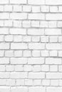 White brick wall. Grunge old brick room textured background for wallpaper and graphic web design. Surface of gray brick Royalty Free Stock Photo