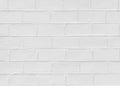 White brick wall. Grunge old brick room textured background for wallpaper and graphic web design. Surface of gray brick Royalty Free Stock Photo
