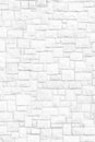 White brick wall. Grunge old brick room textured background for wallpaper and graphic web design. Surface of gray brick Royalty Free Stock Photo