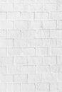 White brick wall. Grunge old brick room textured background for wallpaper and graphic web design. Surface of gray brick Royalty Free Stock Photo