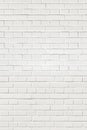 White brick wall. Grunge old brick room textured background for wallpaper and graphic web design. Surface of gray brick Royalty Free Stock Photo