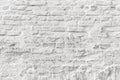 White brick wall grunge texture