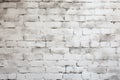 White Brick Wall Without Mortar Joints Royalty Free Stock Photo