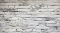 White Brick Wall Without Mortar Joints Royalty Free Stock Photo