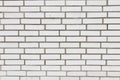 White brick wall new dirt Royalty Free Stock Photo