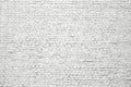 White brick wall, old surface texture of stone blocks Royalty Free Stock Photo