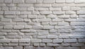 A white brick wall