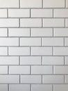 White brick wall pattern background. Royalty Free Stock Photo