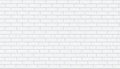 White brick wall pattern with realistic grout and subtle texture variations seamless pattern Royalty Free Stock Photo