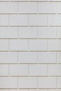 A white brick wall with a pattern of squares Royalty Free Stock Photo