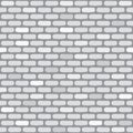 White brick wall. Seamless pattern. Royalty Free Stock Photo