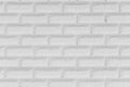 White brick wall texture background abstract masonry pattern backdrop