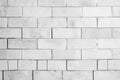 White Brick Wall Texture for Background or Graphic Design, Modern Architecture Concept Royalty Free Stock Photo
