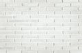 White brick wall texture background. Pattern white slate stone wall Royalty Free Stock Photo