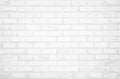 White brick wall texture background in room at subway. Brickwork stonework interior, rock old clean concrete grid uneven abstract Royalty Free Stock Photo